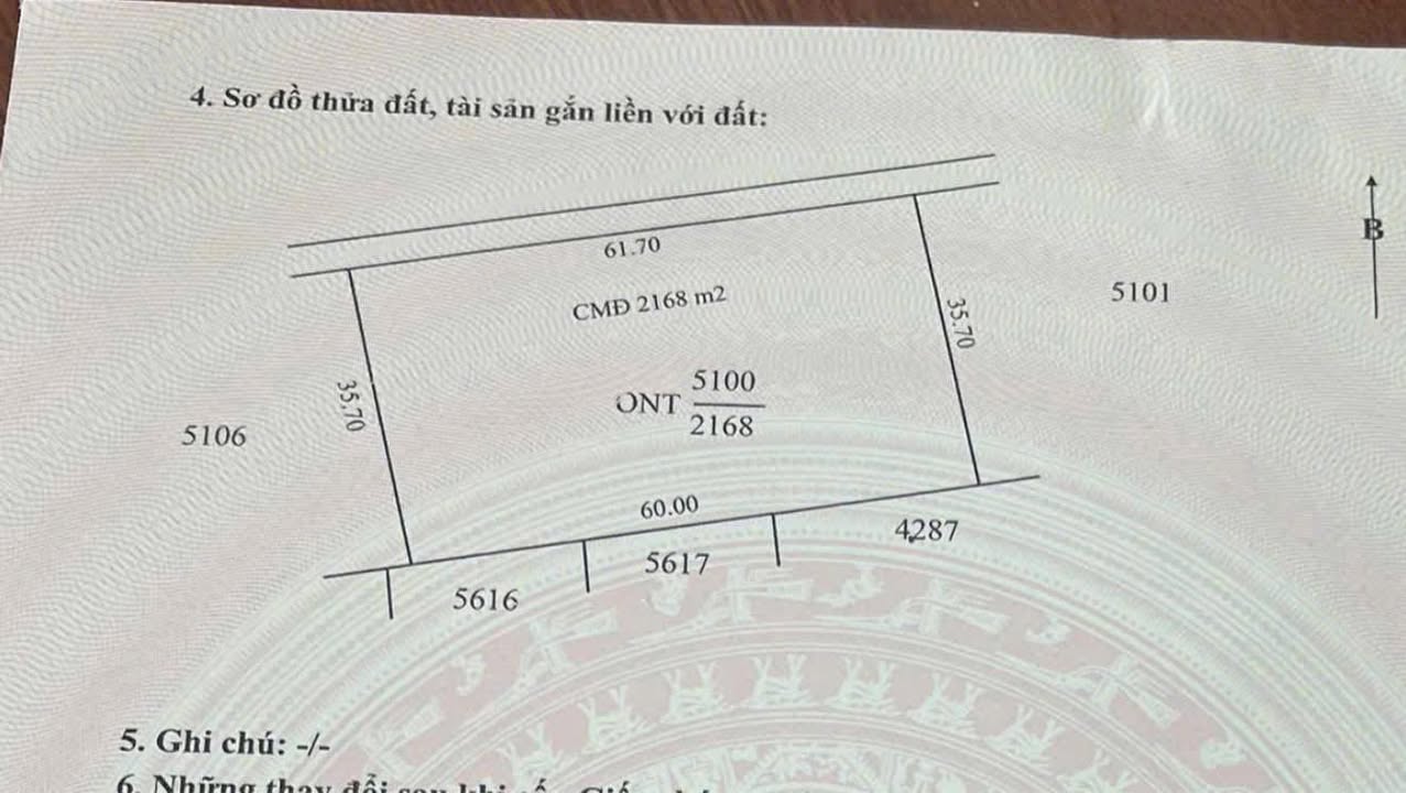 Đất Sông Hinh 2168m² Sổ Đỏ - Giá 3.95 Tỷ - Cách Đường Tránh 400m