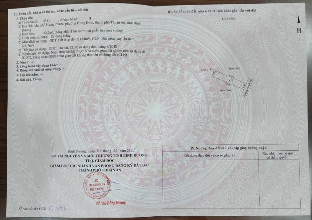 Đất Nền Hưng Định Thuận An 84m² - Sổ Sẵn Giá Tốt