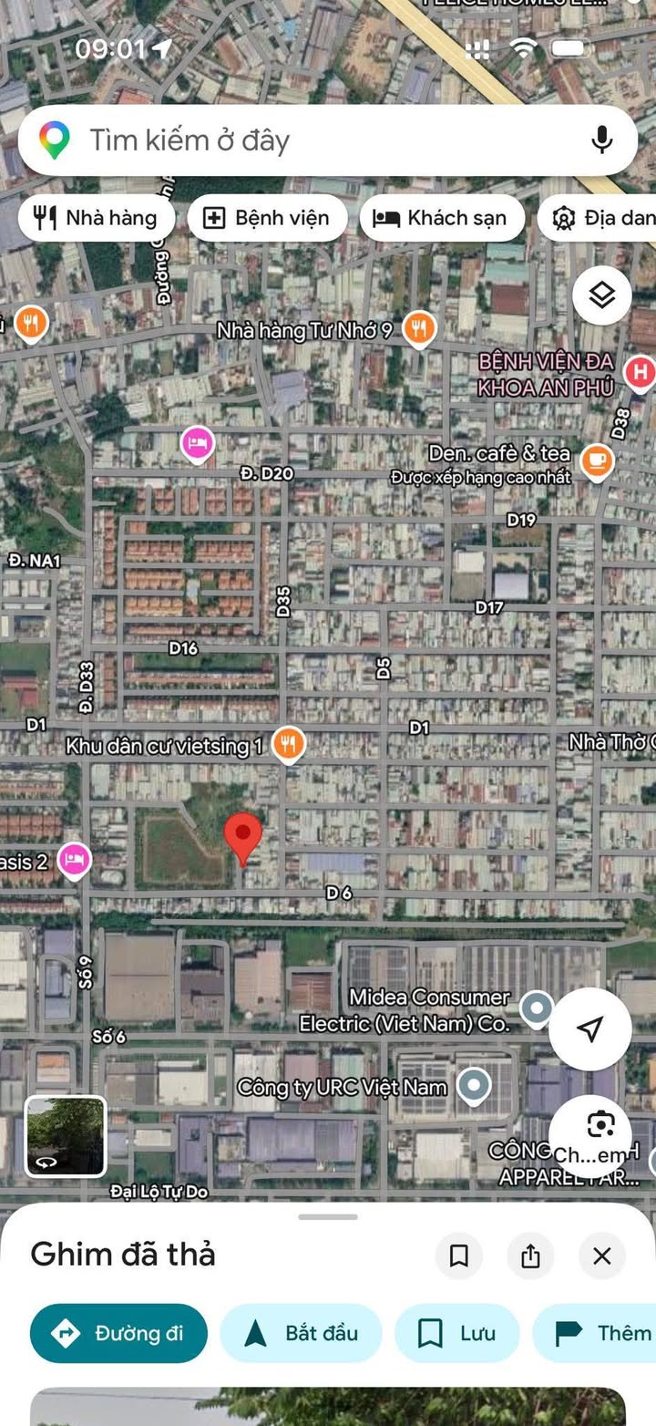 Bán Đất Vị Trí Vàng 300m² (2 Sổ) Hướng Tây Tại Visip 1, Thuận An