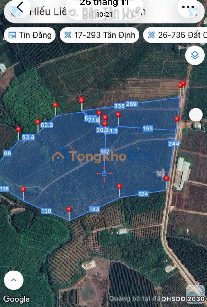 Bán Gấp Đất Vườn 5.1 Ha Tân Uyên - Giá Ngộp 47 Tỷ - Sổ Đỏ, Sẵn Điện 3 Pha