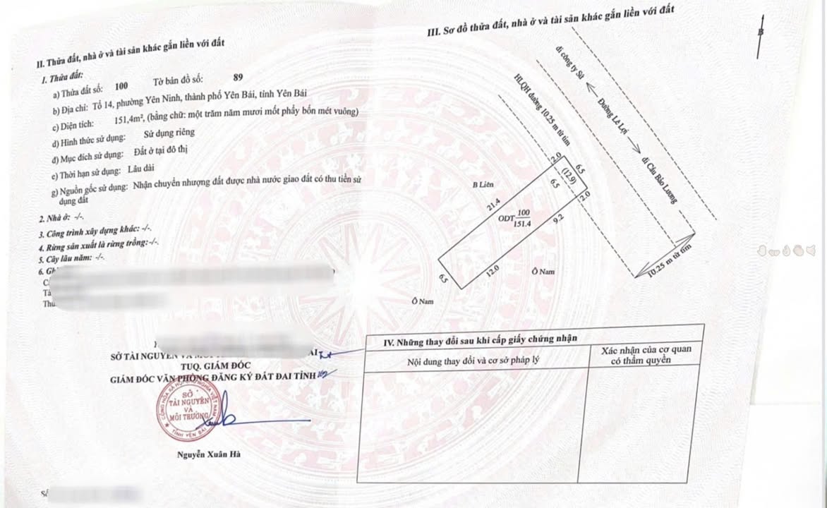 Đất Nền Mặt Tiền Lê Lợi, Lào Cai - 152m² Lô Góc Kinh Doanh Đỉnh Cao