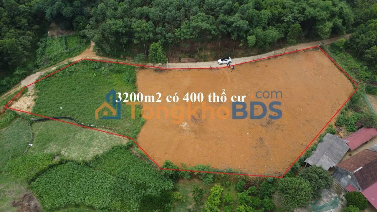 Bán đất 1970m² Cự Thắng, Thanh Sơn: 2 mặt tiền, sát núi, tiềm năng đầu tư