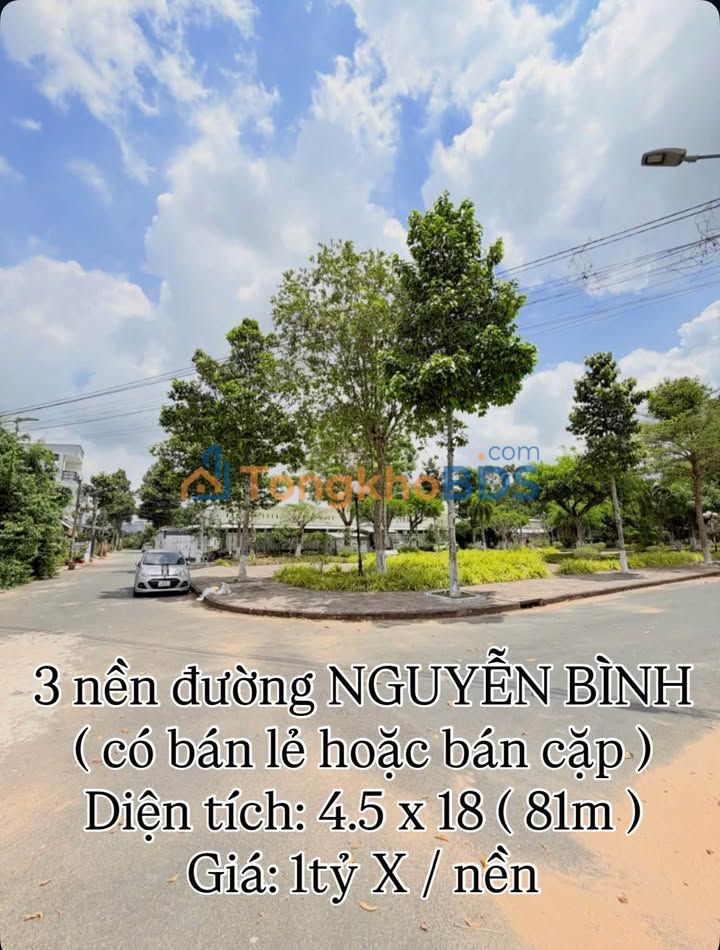 Bán Đất Nền Mặt Tiền Nguyễn Bình, An Giang - 81m², Giá Tốt