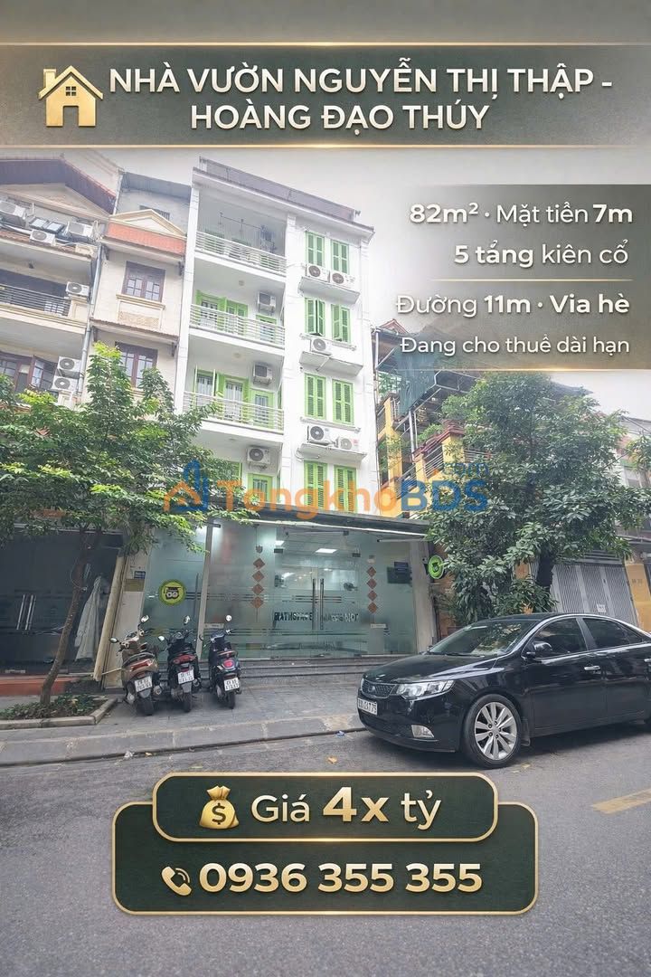 Nhà Vườn Nguyễn Thị Thập 82m² 5 Tầng - Kinh Doanh Đỉnh Cao, Dòng Tiền 4x Tỷ