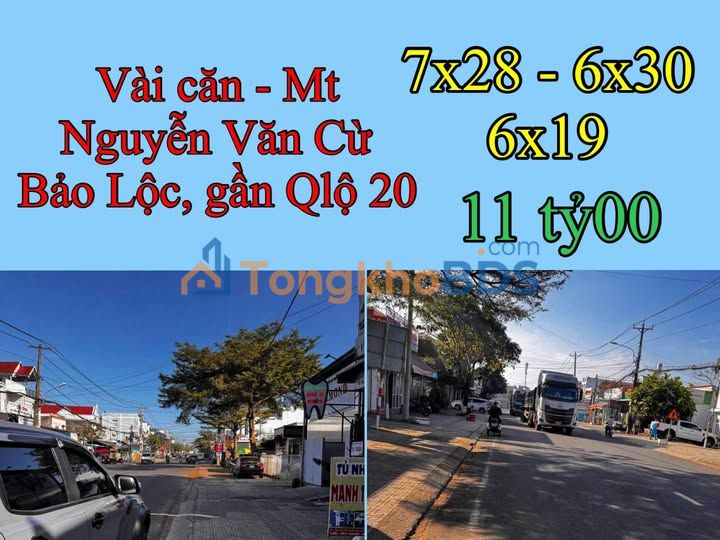 Nhà Mặt Tiền Nguyễn Văn Cừ, Bảo Lộc - 196m², 11 Tỷ, Sẵn Sàng Kinh Doanh