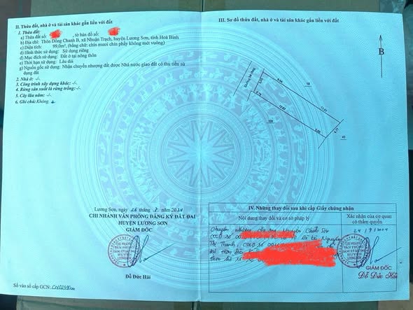 Đất Nền Lương Sơn, Hòa Bình 99m² - Sẵn Sàng Đầu Tư & An Cư