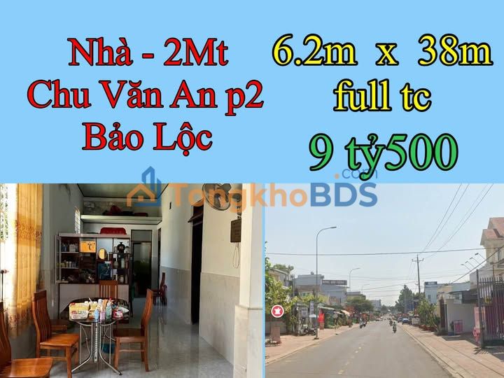 Nhà 2 Mặt Tiền Chu Văn An - Bảo Lộc - 235m² - Giá Tốt