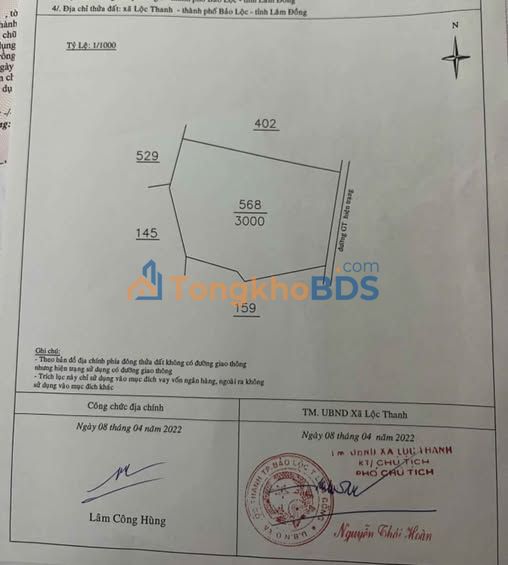 Land Bảo Lộc 3.000m² giá 1,95 tỷ - Sổ đỏ chính chủ, vừa ra mắt