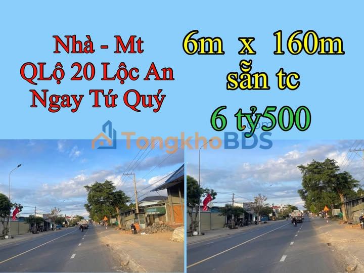 Nhà mặt tiền QL20 Bảo Lộc 967m² 6.5 tỷ - Chính chủ