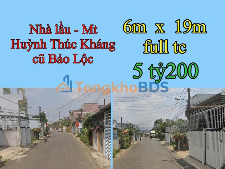Nhà riêng Huỳnh Thúc Kháng P2 Bảo Lộc 114m² 5,2 tỷ - Chính chủ bán