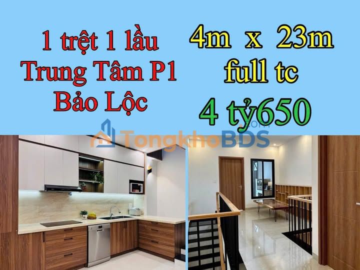 Nhà riêng Phường 1 Bảo Lộc 92m² 4.65 tỷ - Chính chủ bán