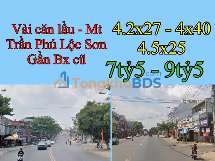 Nhà Mặt Tiền Trần Phú Lộc Sơn, Bảo Lộc - 111.3m² - 7.5 Tỷ