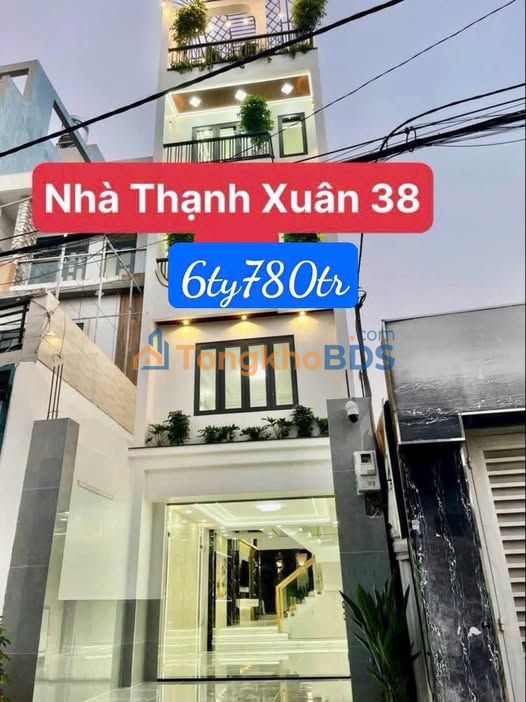 Nhà Phố Thạnh Xuân 38, Q12 - 72m² - 4PN - Xe Hơi Vào Nhà - Full Nội Thất