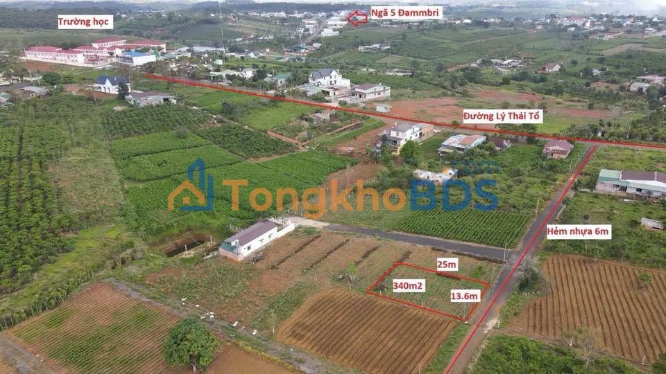 Bán Đất Thổ Cư 340m² Lý Thái Tổ, Bảo Lộc - Sổ Hồng Sẵn Sàng