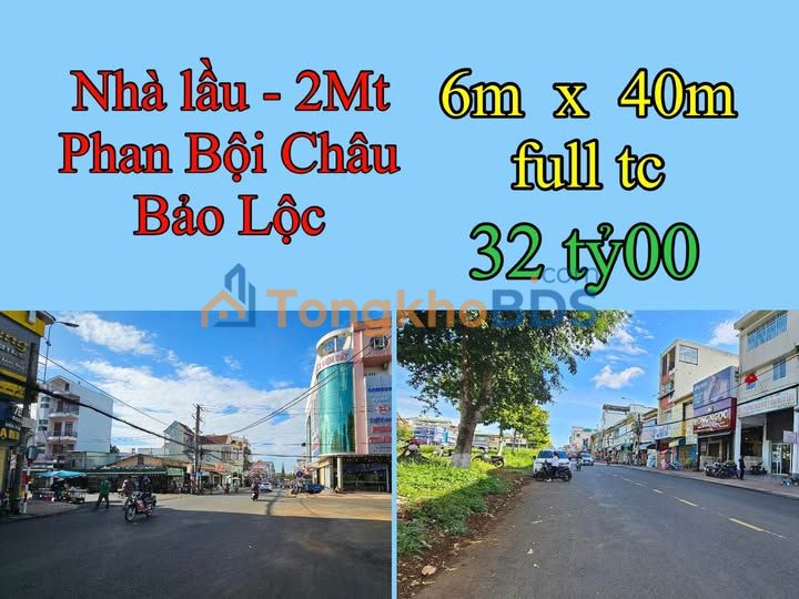 Nhà riêng Phan Bội Châu Bảo Lộc 240m² 32 tỷ - Ô tô vào tận nhà