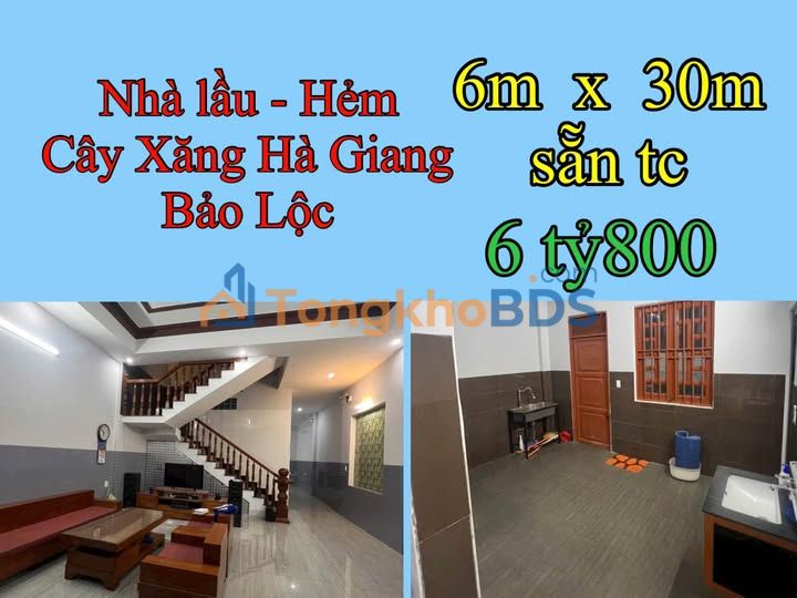 Nhà riêng P1 Bảo Lộc 180m² 6.8 tỷ - Ô tô tận nhà