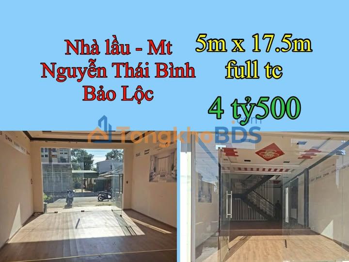 Nhà mặt tiền Nguyễn Thái Bình Bảo Lộc 88m²/4.5 tỷ - Chính chủ bán