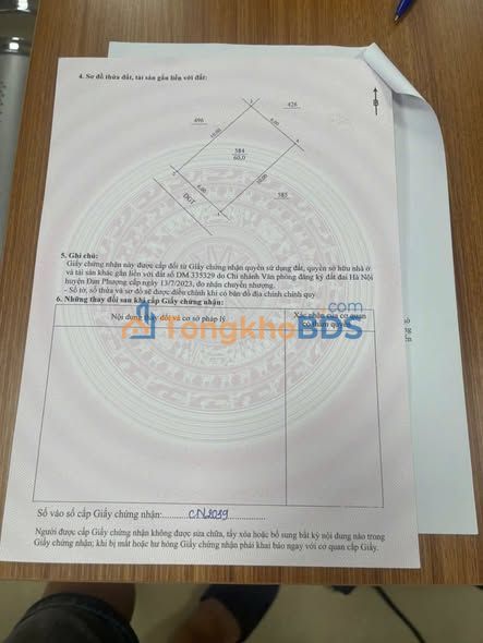 Đất nền Liên Hà Đan Phượng 60m² 4.8 tỷ - Sổ đỏ chính chủ