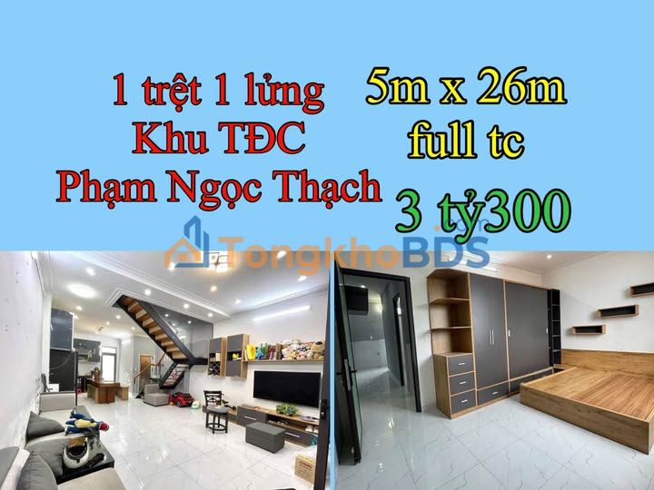 Nhà 130m² Phạm Ngọc Thạch, Bảo Lộc - 3 Tỷ, Tặng Full Nội Thất