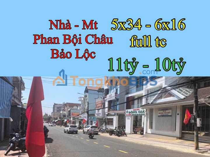 Nhà Mặt Tiền Phan Bội Châu, Bảo Lộc - 167m² Kinh Doanh Đắc Lợi