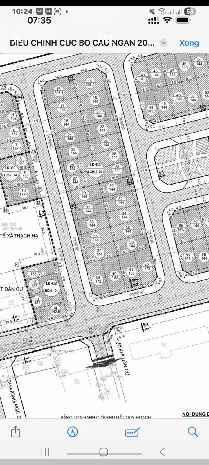Bán đất 144m² Phường Thạch Hạ, Hà Tĩnh - Mặt tiền 12m, Hướng Nam