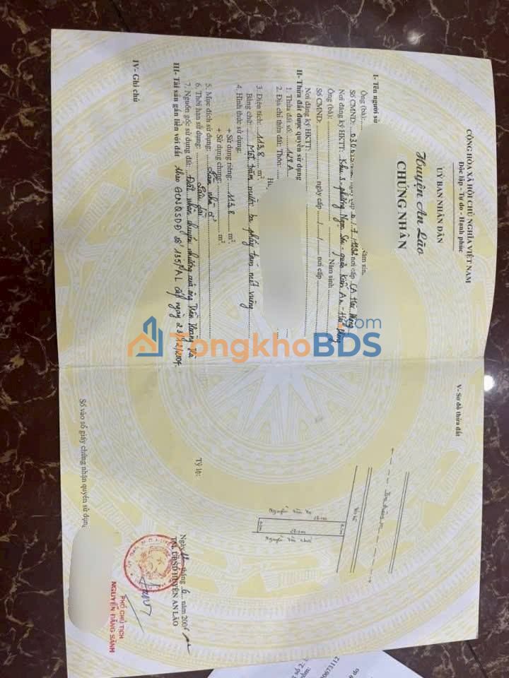 Bán đất tặng nhà cấp 4 mặt tiền Hoàng Quốc Việt, Kiến An, Hải Phòng - 114m², 4.x tỷ