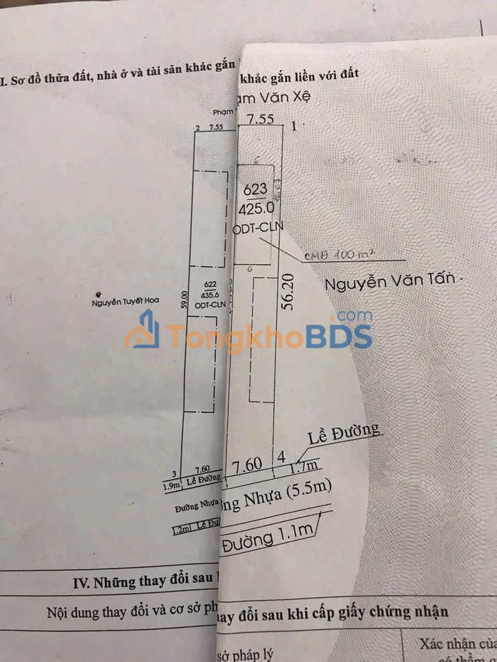 Đất nền 860m² mặt tiền đường 9m - P. Phú Hoà, TP. Thủ Dầu Một - Giá 19.5 tỷ