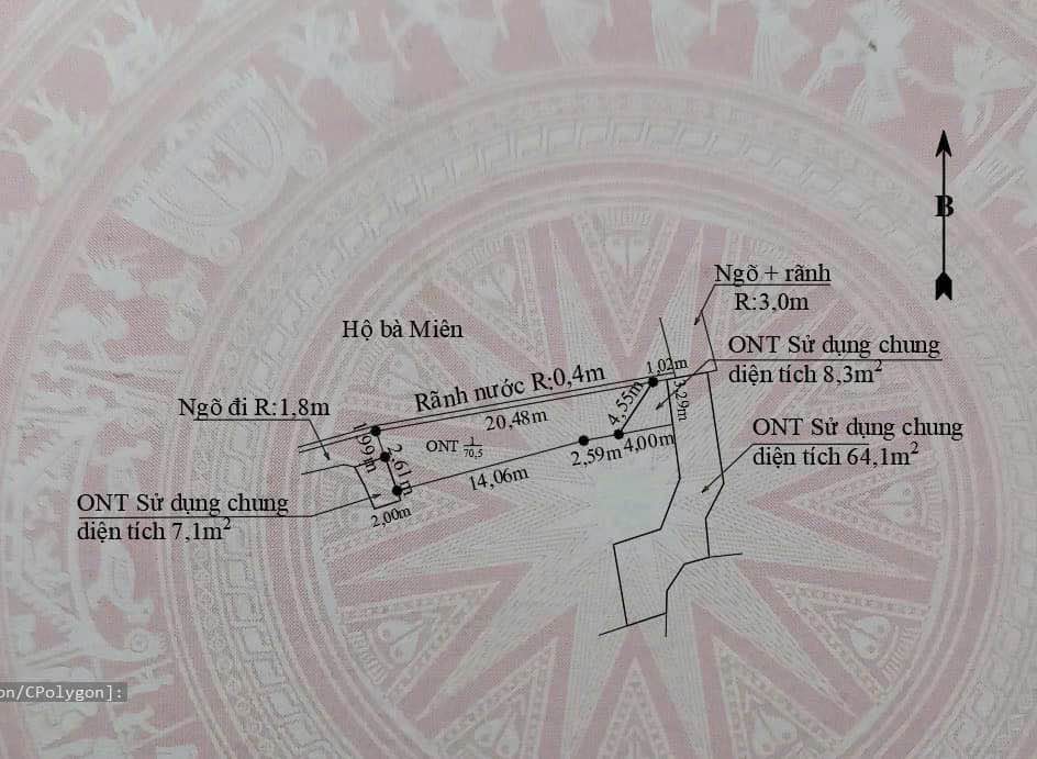 Bán đất Thủy Nguyên Hải Phòng 70.5m² hướng Đông Nam - Oto vào tận đất