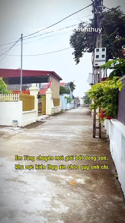 Đất nền Minh Tân, Kiến Thụy - Sát Chợ Sáng, 77.7m², Giá Hơn 9xx Triệu