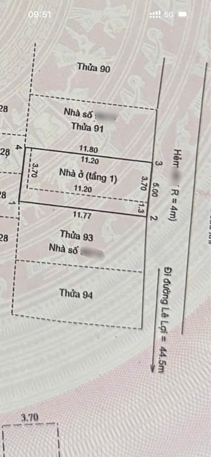 Nhà 1 Lầu Hẻm Ô Tô Lê Lợi Vũng Tàu - 59m² Vuông Vắn, Sổ Hồng Hoàn Công