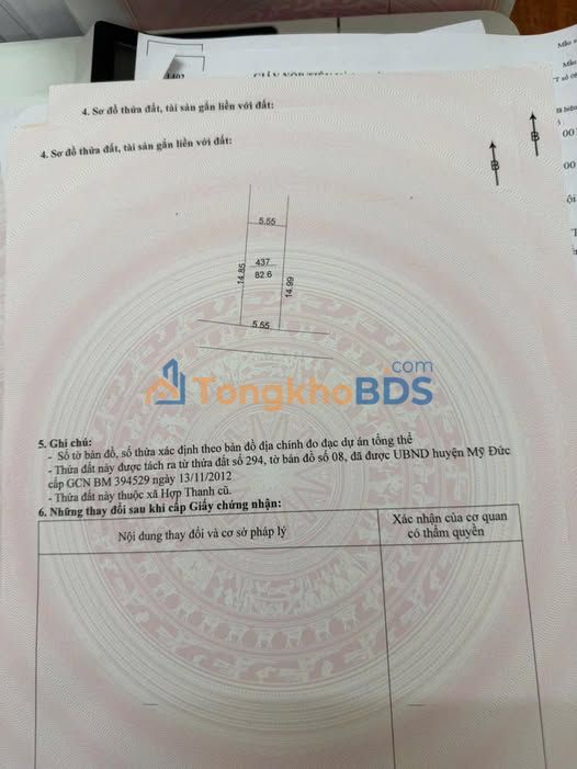 Bán Đất Nền Mỹ Đức 82.6m² - Sổ Đỏ Lâu Dài, Đường Ô Tô