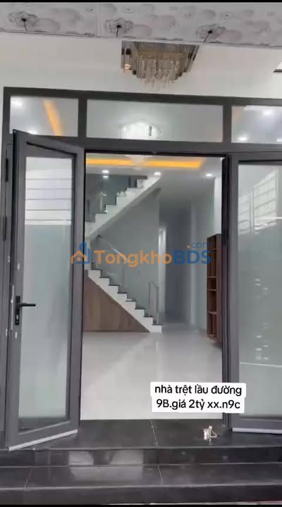 Nhà Trệt Lầu 100m² Đường 9B, Sóc Trăng - Sổ Hồng Thổ Cư, Giá 2.2 Tỷ
