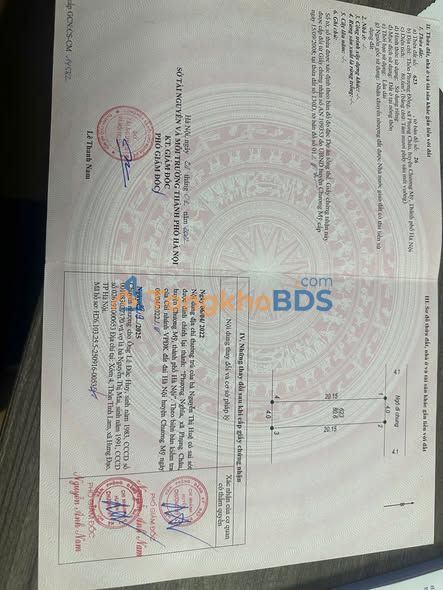 Đất nền Chương Mỹ 80.6m² - Giá 3 tỷ, gần ĐH TDTT