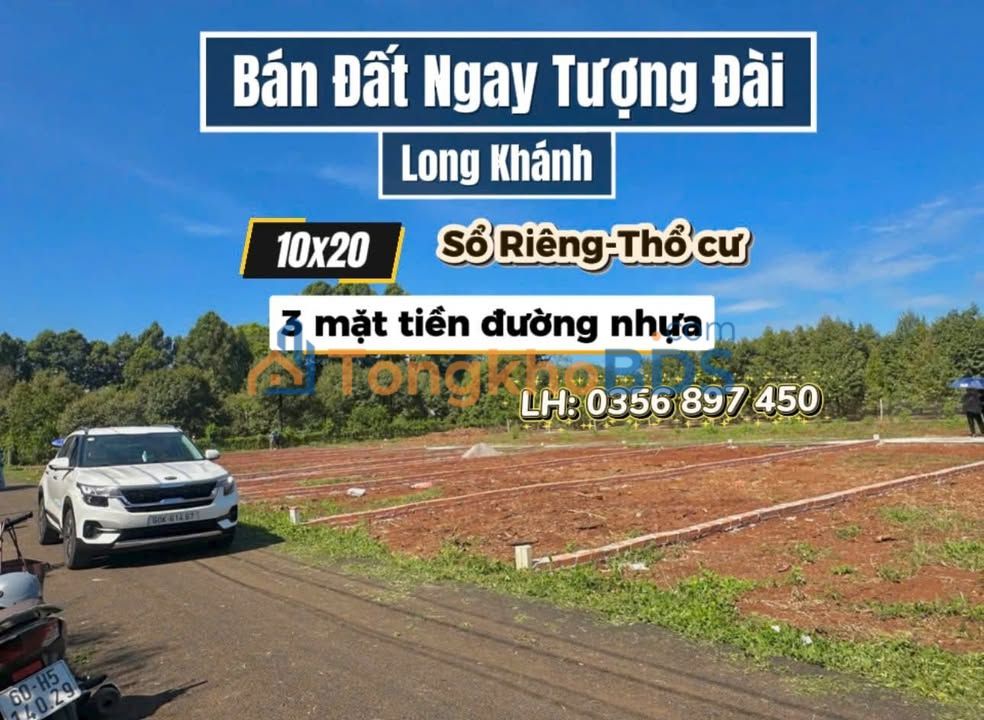 Bán Đất Phước Tân Biên Hòa 200m² Sổ Đỏ, Giá 8xx Triệu