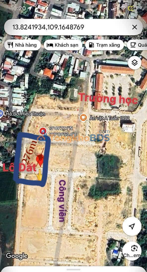 Đất 2 Mặt Tiền Tuy Phước 138m² - Gần TT Huyện, Sổ Đỏ Sẵn Sàng