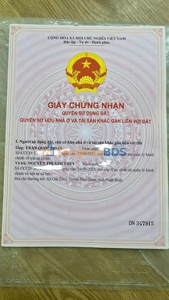 Đất Nền Gia Thủy Nho Quan 135m² Hướng Nam - Sổ Đỏ Sẵn Sàng Tích Sản
