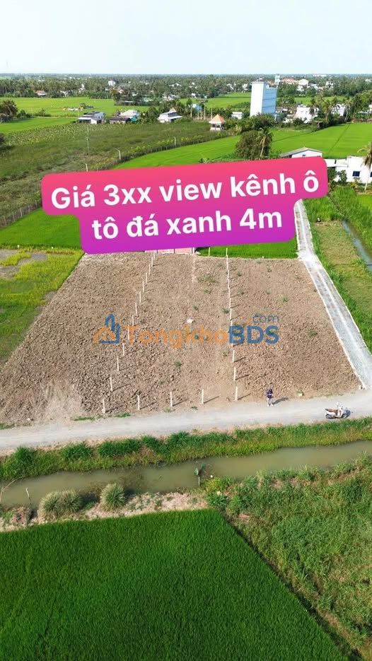 Đất Nền Thanh Yên Gò Công Tây - 225m² - Giá 3xx Triệu - View Kênh Sạch
