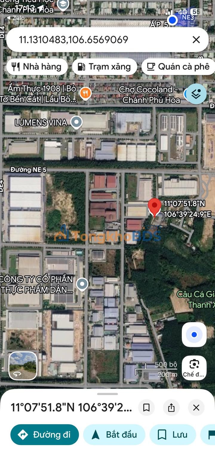 Đất Nền Thổ Cư 205m² Giáp Khu Công Nghiệp Dĩ An - Chỉ 1.3 Tỷ