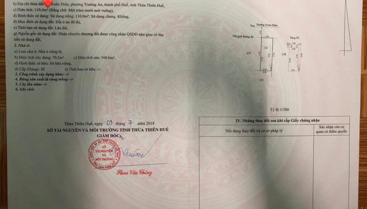 Nhà Mặt Tiền Kinh Doanh Xuân Diệu, Huế - 110m², 7.9 Tỷ, Sẵn Sàng Đón Chủ Mới