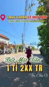 Bán Đất Mặt Tiền Lê Quý Đôn, An Nhơn - Kinh Doanh Đắc Lợi, 87.5m² Thổ Cư