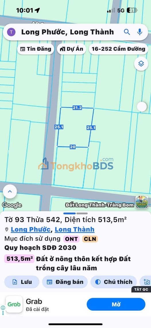 Đất Vàng Bàu Cạn Đồng Nai 513.5m² - Sẵn Sàng Xây Nhà Vườn