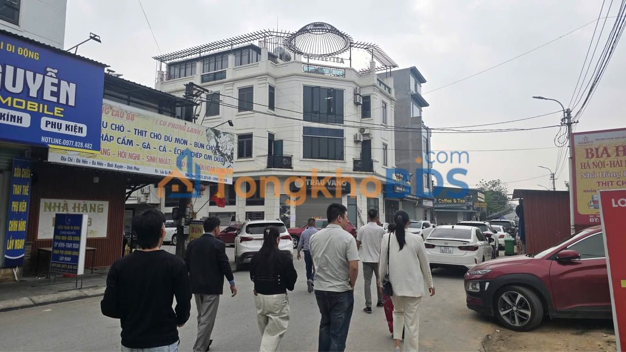 Bán Đất Vàng Góc 227m² Vĩnh Yên, Vĩnh Phúc - Kèm Nhà 4 Tầng 14 Phòng