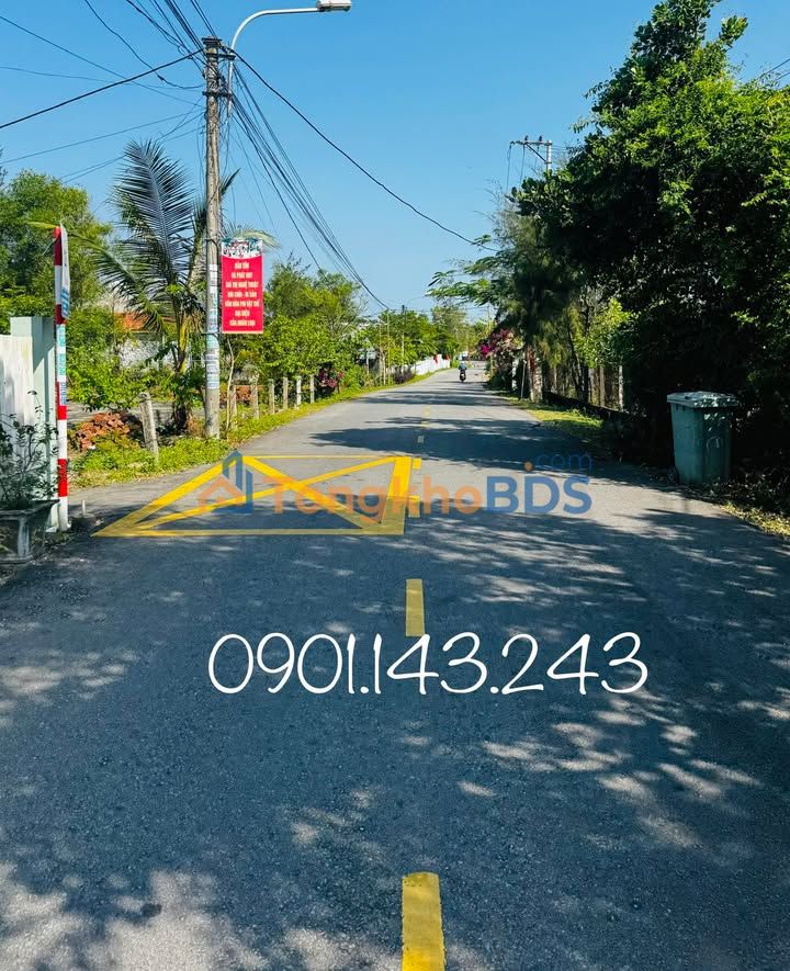 Đất nền mặt tiền Thanh Niên, Tam Thanh (Quảng Nam) 502m² - View sông, gần biển