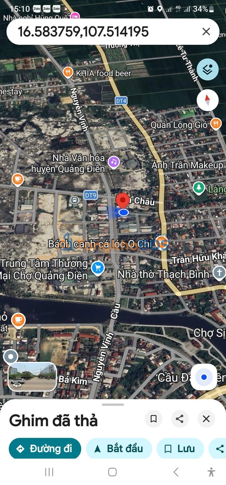 Đất nền 230m² kiệt Nguyễn Vịnh, TT Sịa - Sẵn sàng xây nhà, giá đầu tư 1.x tỷ/lô