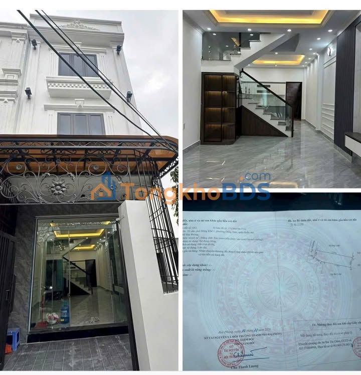 Nhà 3 Tầng Đồng Hoà, Kiến An 64m² - Ngõ Oto, Giá 3 Tỷ