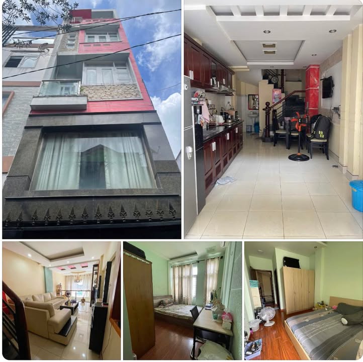 Nhà Phố 3.3x10.5m Hậu Giang Q6 - 1 Trệt 3 Lầu - 5.6 Tỷ TL