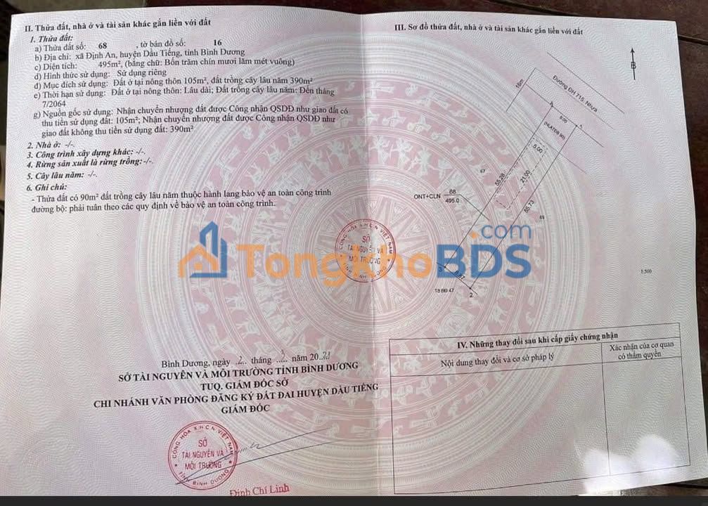 Nhà 500m² Xã Long Tân, Bình Dương - Giá 1.x Tỷ, Vị Trí Đắc Địa