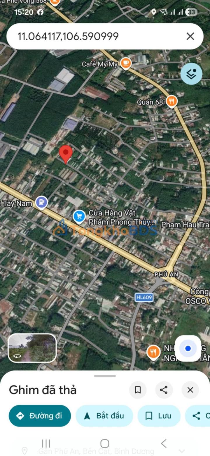 Đất nền 190m² Tân An, TDM - Ngộp 1.36 Tỷ, Sổ TC Sẵn Sàng