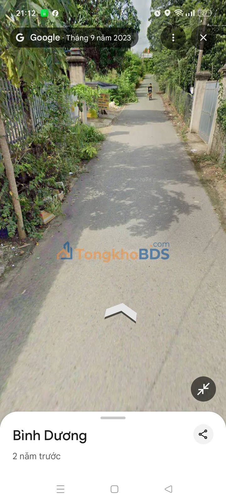 Đất thổ cư 156m² mặt tiền DT744, Bến Cát - Giá 950 triệu