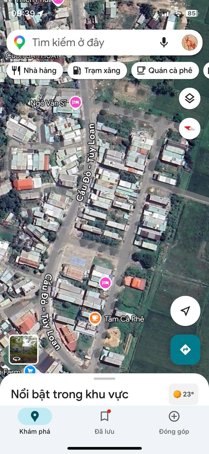 Bán Đất Mặt Tiền Đường Cầu Đỏ Tuý Loan, Cẩm Lệ - 150m², Kinh Doanh Sầm Uất